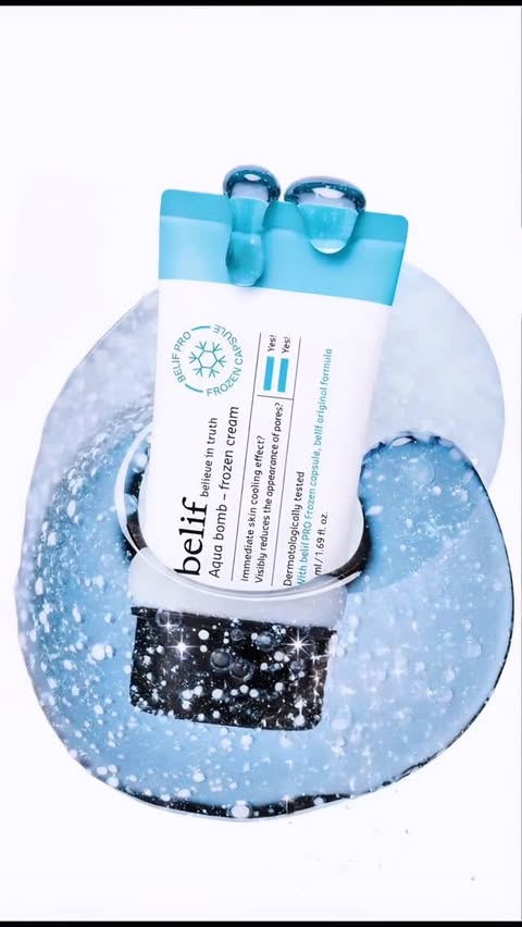 Instagram post by @dezdmc for belif USA. Caption reads: POV: You just found the ultimate summer skincare....