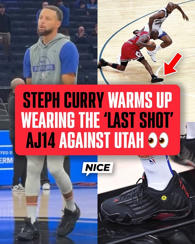 Instagram post by @stephencurryhistory for Nice Kicks. Caption reads: STEPH SNEAKER WATCH! 🚨
Curry brought out the....