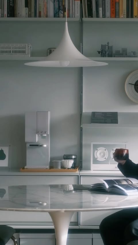 Instagram post by @brutalismichael for xBloom. Caption reads: [...] coffee could feel this effortless. The....