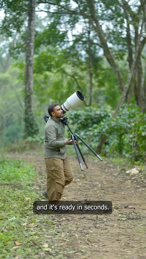 Instagram post by @manojpem for SmallRig. Caption reads: The fastest tripod I’ve ever used!
SmallRig x....