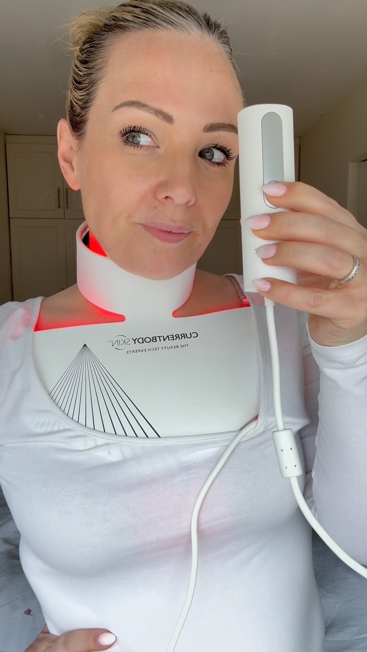 Instagram post by @thebeauttruth for currentbody. Caption reads: #ad  The @currentbody LED Mask 2 is clinically....