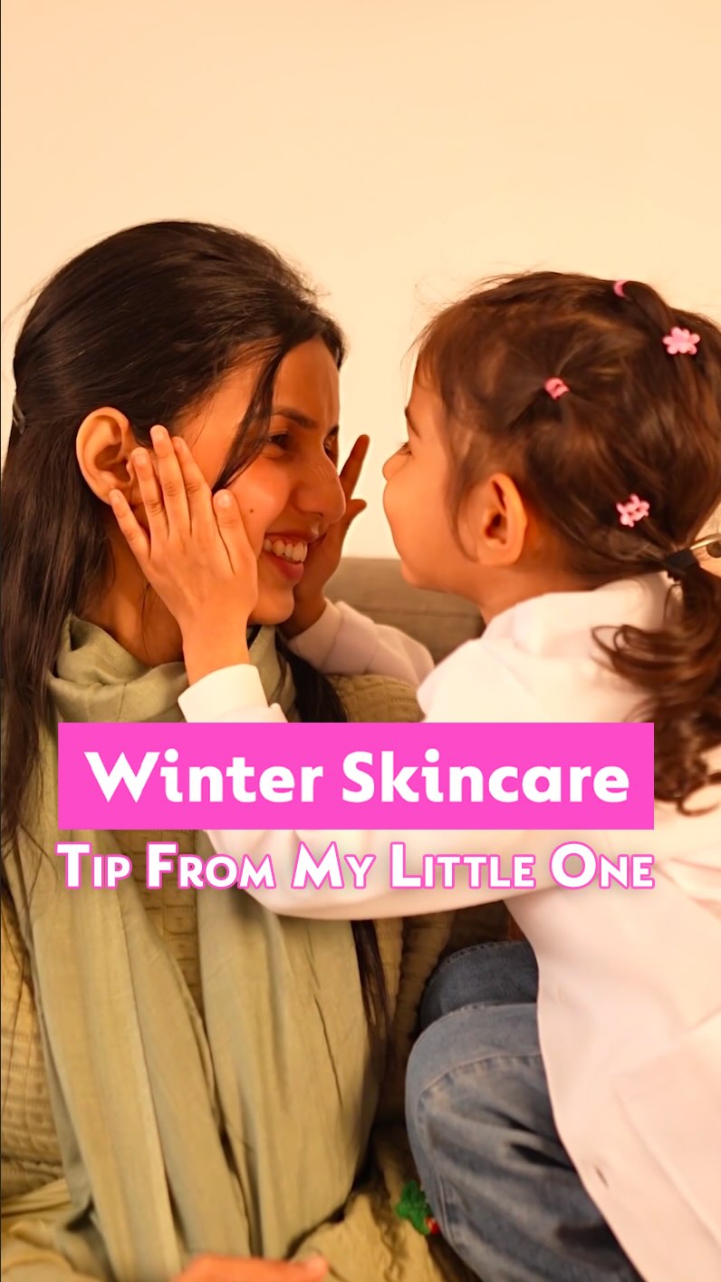 Instagram post by @hanayaandmom for Dettol India. Caption reads: They say winter’s all about layers, right? Well,....