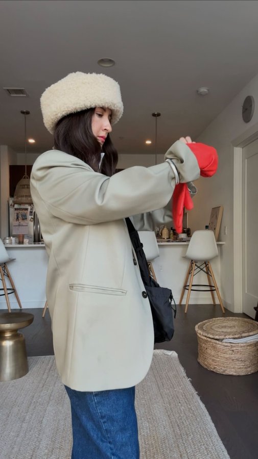 Instagram post by @jennifergarcia for Baboon To The Moon. Caption reads: Finally got myself ready❤️ It’s been so cold that....