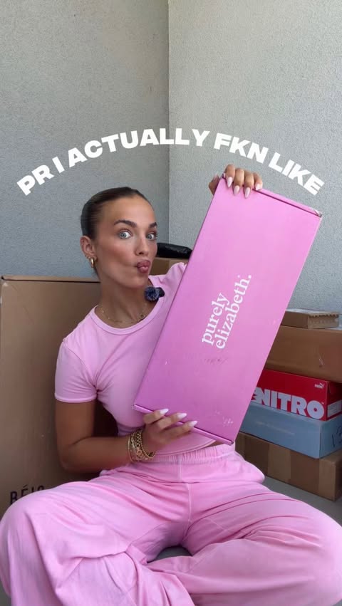 Instagram post by @alieurquhart for Honey Stinger. Caption reads: THE FIRST HAUL IN THE NEW APARTMENT & safe to say....