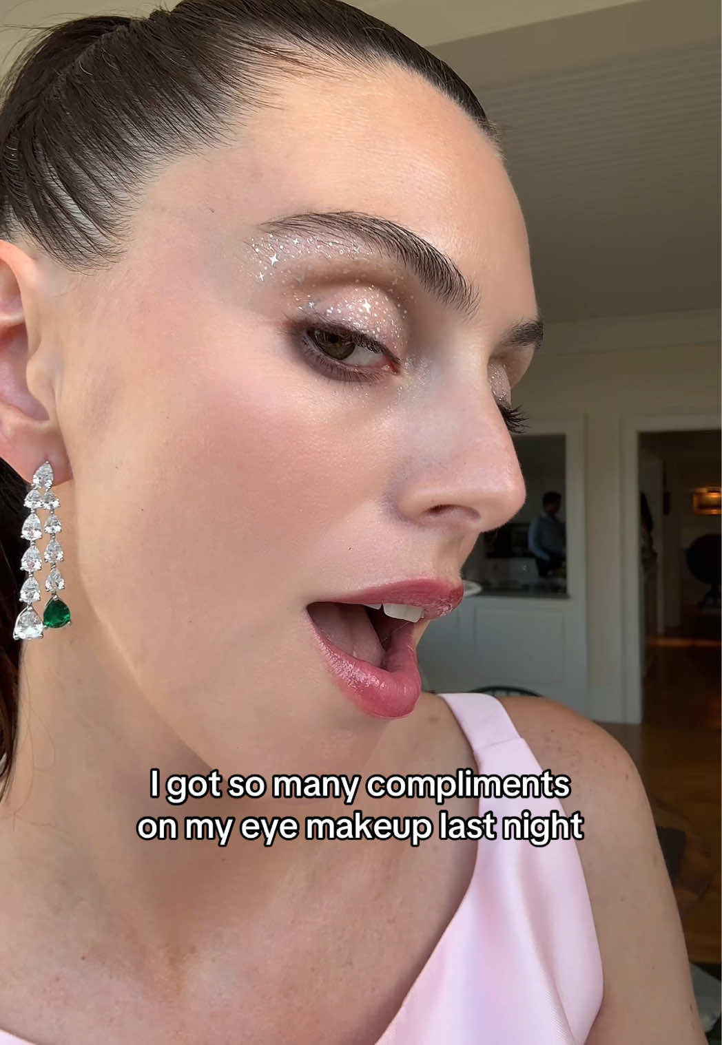 TikTok post by @aliettbutts for Fazit. Caption reads: I can’t get over this easy eye makeup @Fazit....