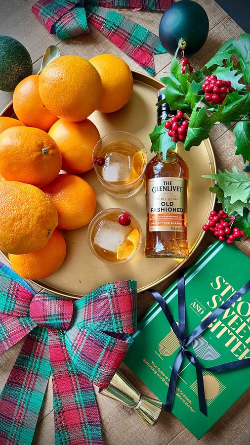 Instagram post by @missrebeccaj for The Glenlivet. Caption reads: Effortless sophistication 🤝delicious....