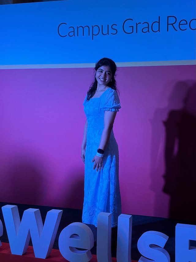 Instagram post by @chandana_payaavula for Wells Fargo. Caption reads: Brick by brick, with hope in my heart- Alone in....