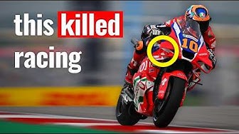 YouTube post by @absolutedan9173 for Fanhome. Caption reads: MotoGP Has a Big Problem....