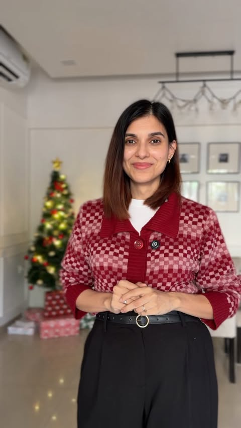 Instagram post by @thegoofmum for Nykaa Fashion. Caption reads: [...] outfits for both my girls 😍 🧥....