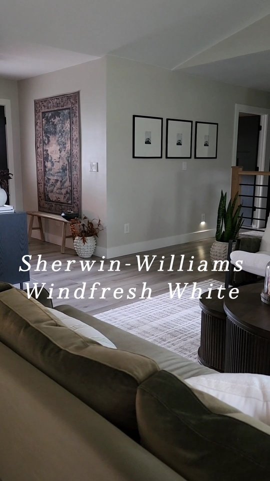 Instagram post by @thewillowwindow for Sherwin-Williams. Caption reads: I always get asked about my wall color 🤍
It’s....