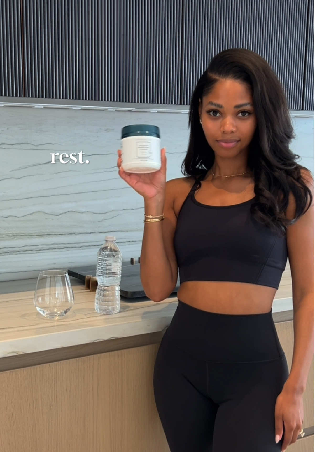 TikTok post by @thelydiahall for JSHealth Vitamins. Caption reads: Obsessed with @JSHealth Vitamins Advanced....