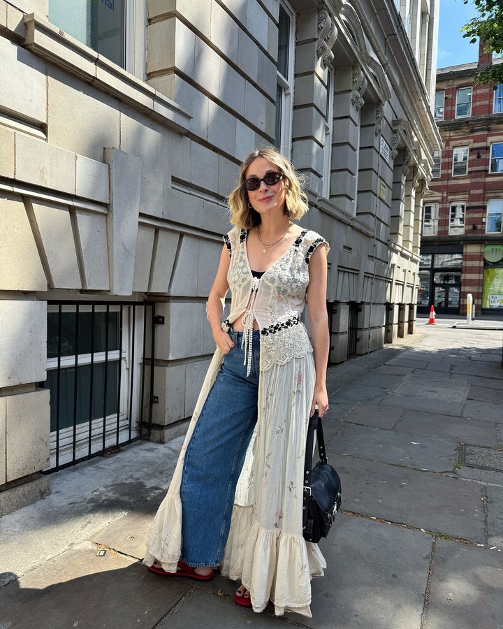 Instagram post by @fellaby for Blank Street. Caption reads: a sunny, spontaneous spring morning with....