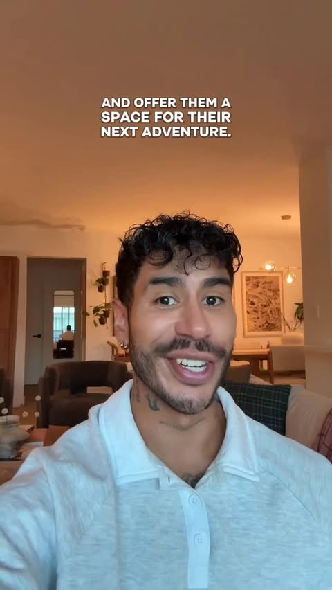 Instagram post by @not.jefffor for Airbnb. Caption reads: I started hosting my @airbnb in 2020, and it’s....