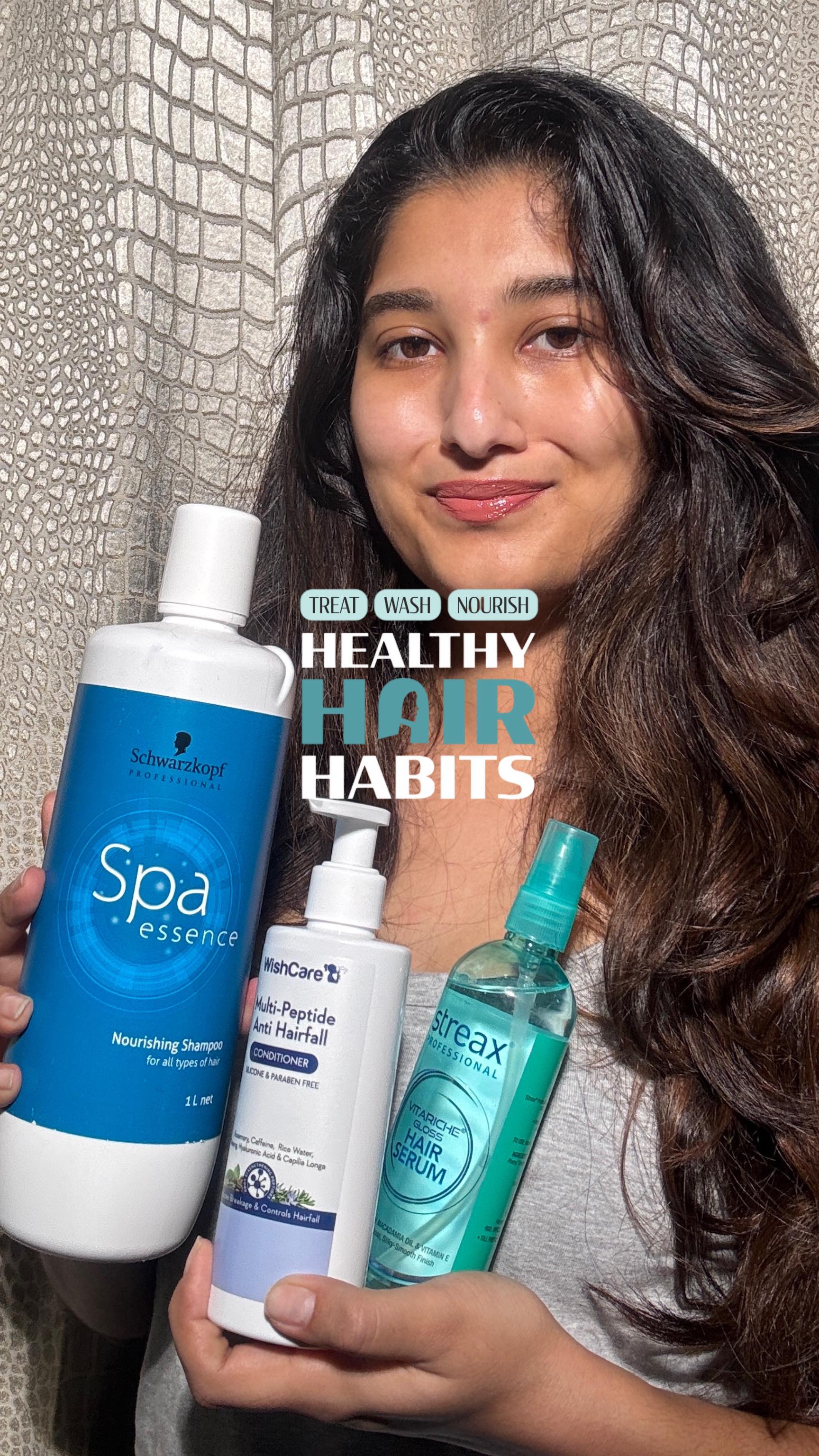Instagram post by @nerdywavess for Nykaa. Caption reads: Haircare does not have to be complicated! A clean....