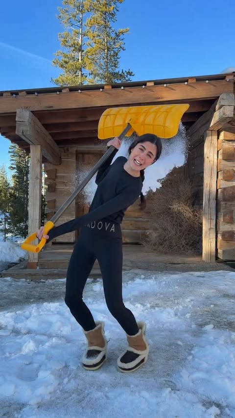 Instagram post by @vicmontanari for NET-A-PORTER. Caption reads: montanari is in montana. 🐎 @netaporter invited.