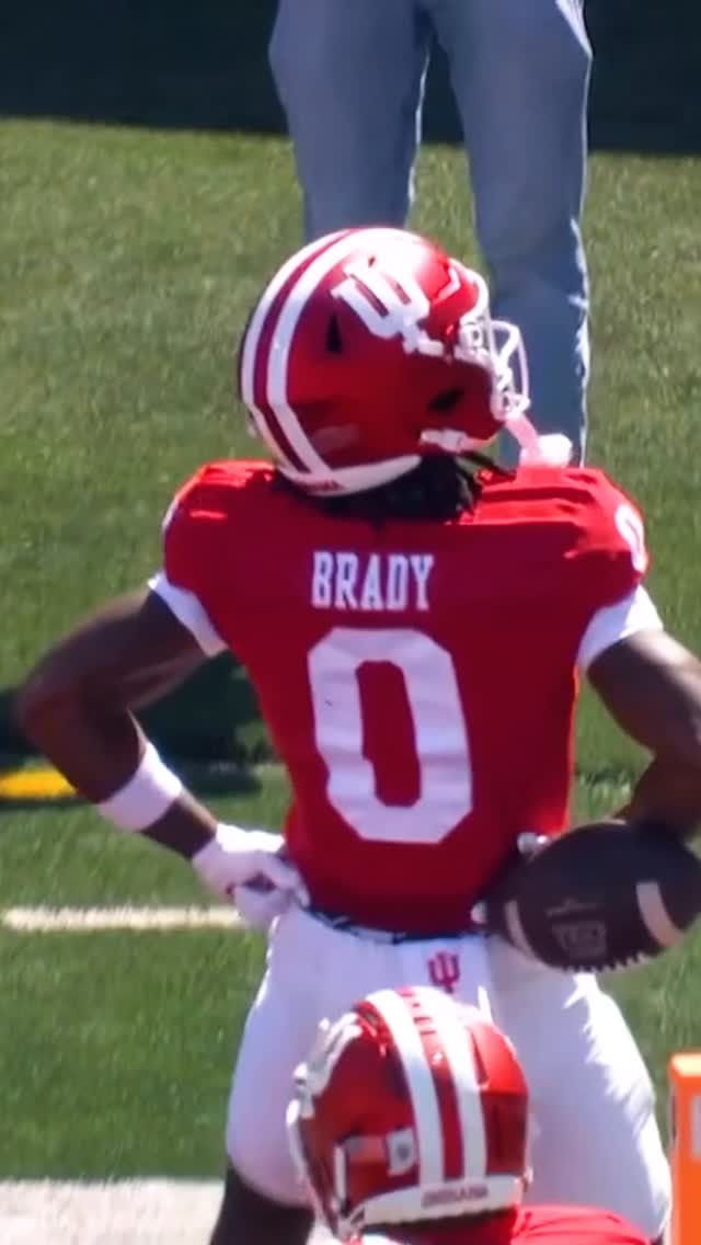 Instagram post by @bigtennetwork for TIAA. Caption reads: [...] Jonathan Brady’s punt return TD 🤯 📍@tiaa....