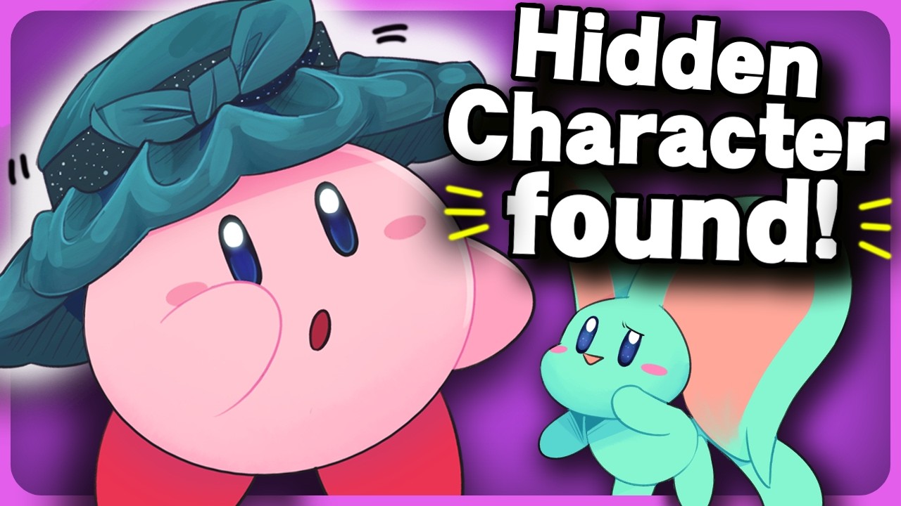 YouTube post by @PJiggles for IGN. Caption reads: Useless Kirby Facts! - Forgotten Land + Star....