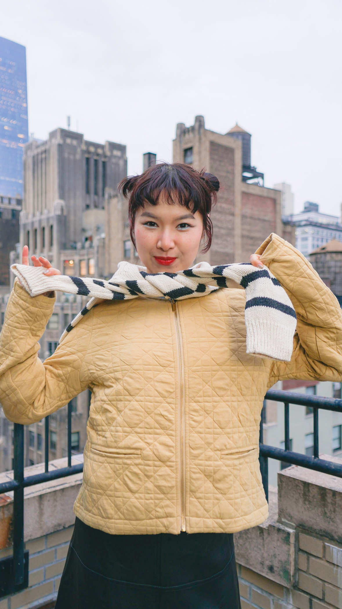 TikTok post by @valerie_yyy for Stitch Fix. Caption reads: [...] me. Start discovering your own with @Stitch....