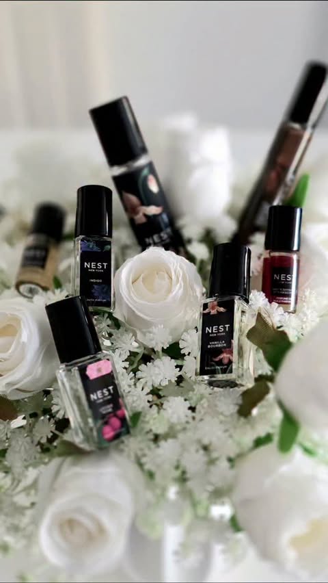 Instagram post by @madame_keke for NEST New York. Caption reads: [...] Meet your new fragrance wardrobe: the....