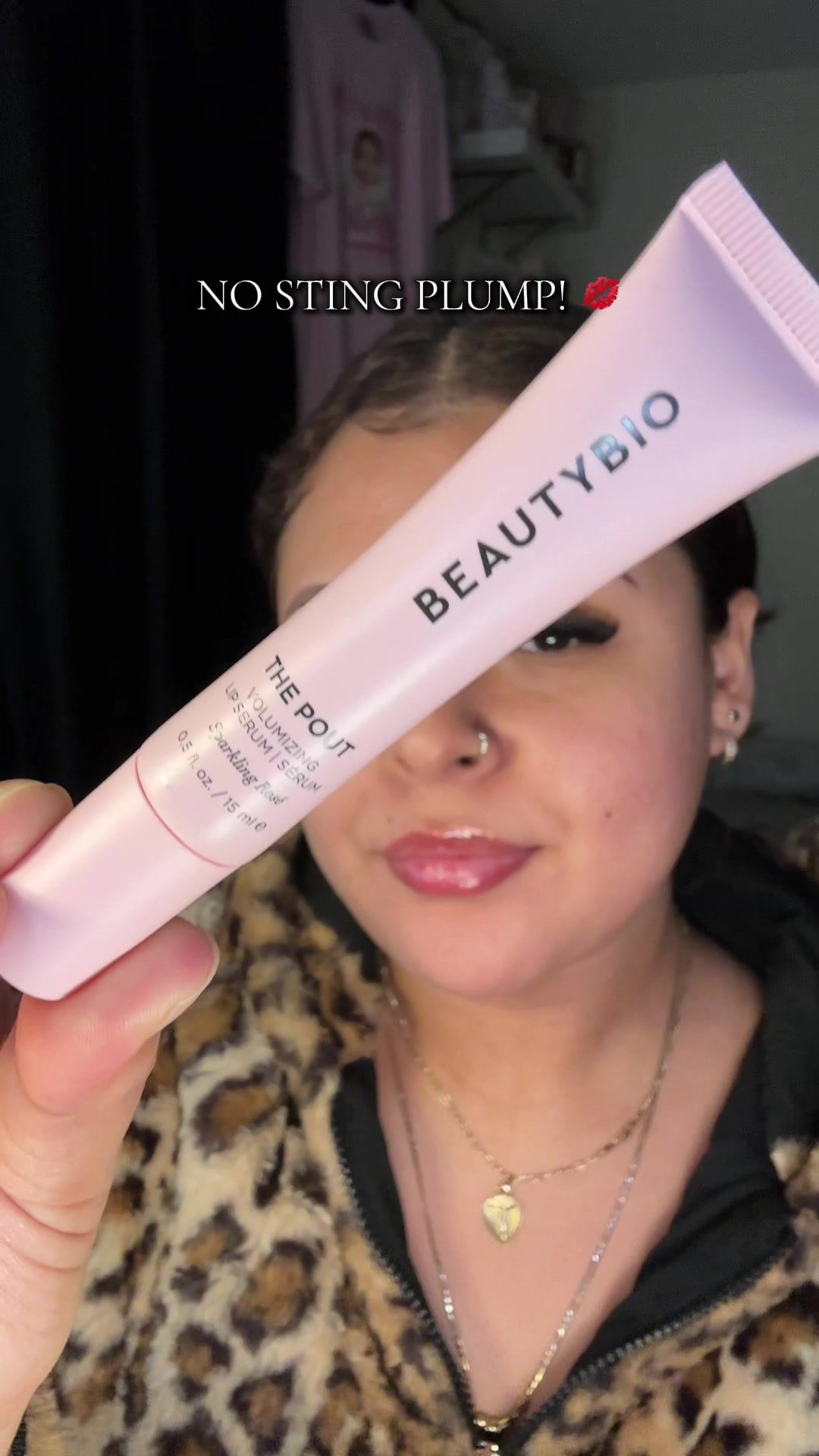 TikTok post by @gamboaxkeidi for BeautyBio. Caption reads: [...] made for my sensitive girlies! 💗🌸....