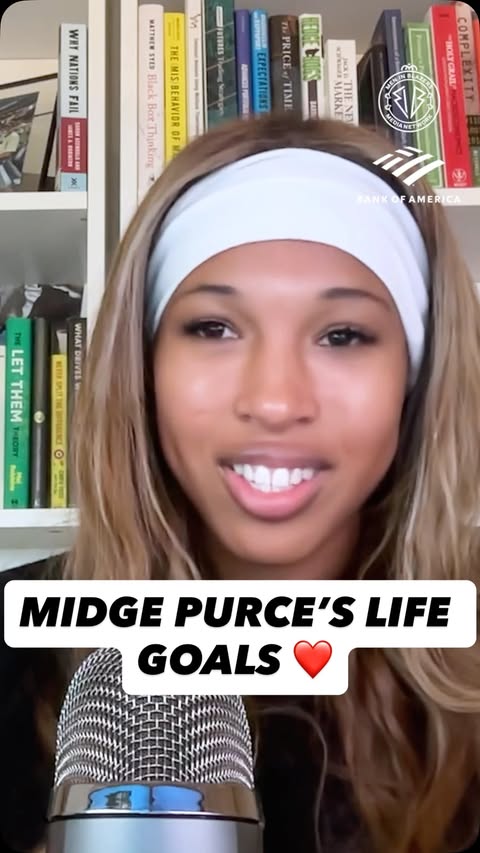 Instagram post by @100purcent for Bank of America. Caption reads: [...] the mindset of a champion ❤️ ⚽....