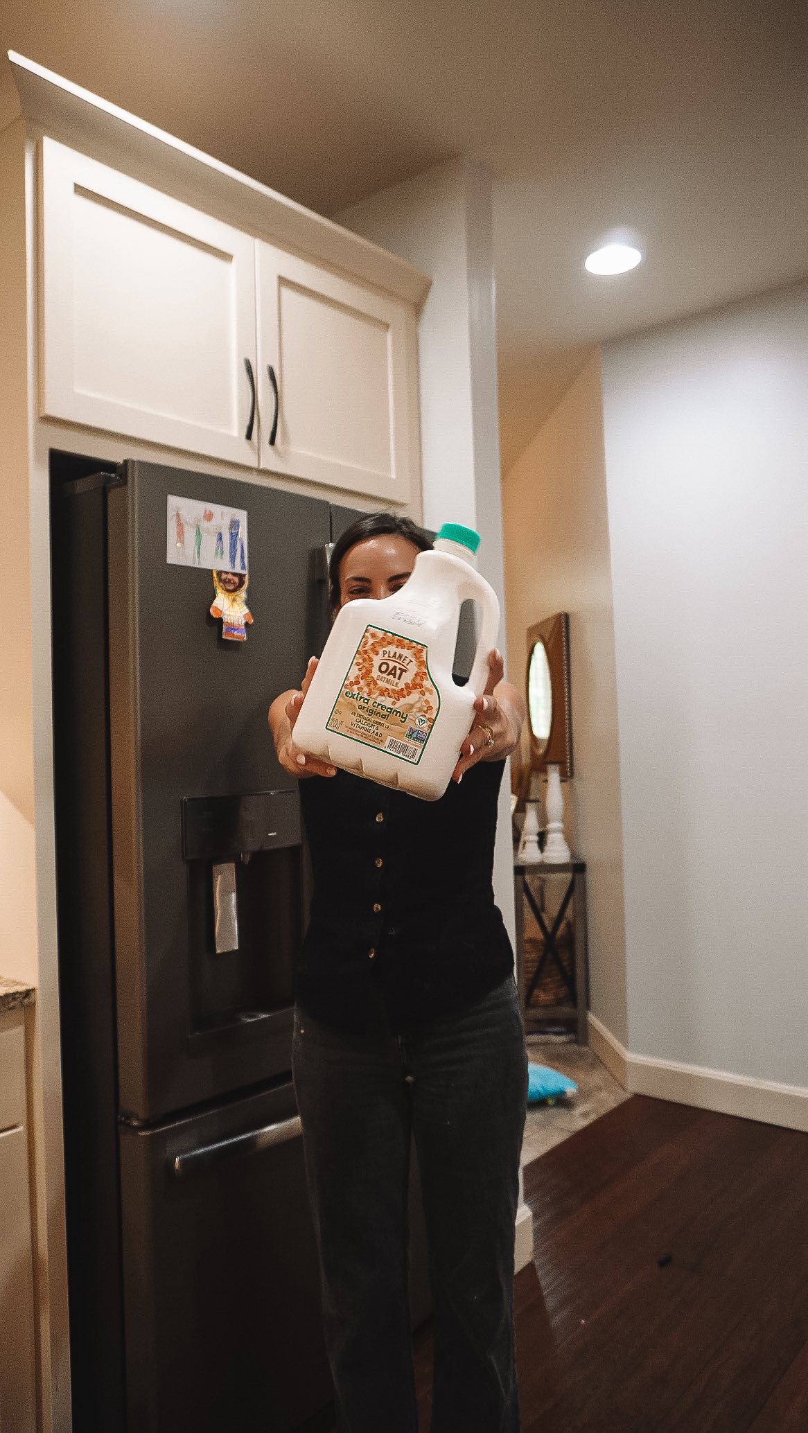 Instagram post by @_anagildersleeve for Planet Oat. Caption reads: As a Spanish mom living in the US🇺🇸, I’ve had to....