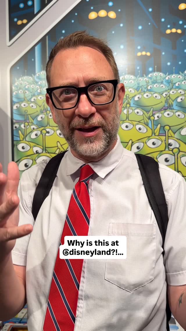 Instagram post by @provostparkpass for Disneyland. Caption reads: Hidden at Disneyland? Why is this even at....