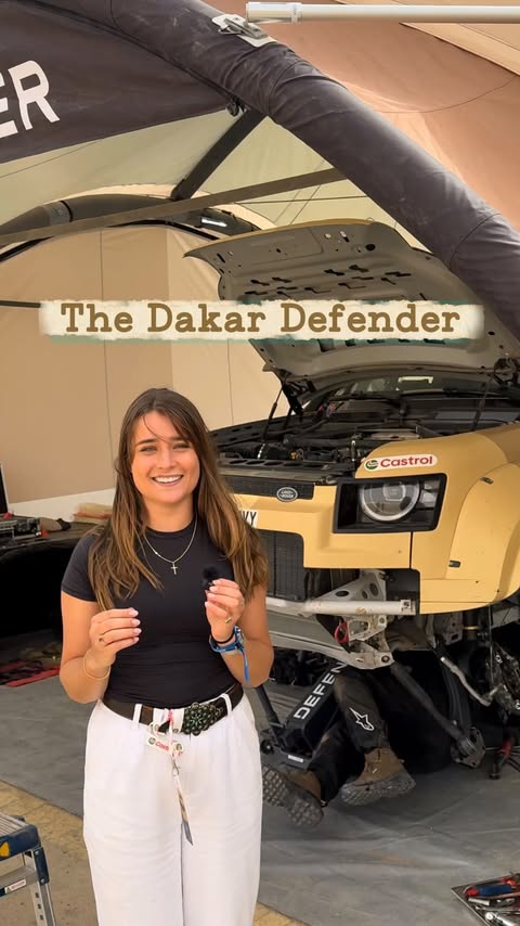 Instagram post by @overintherover for Castrol. Caption reads: Defender’s official debut to Dakar!

I can’t....