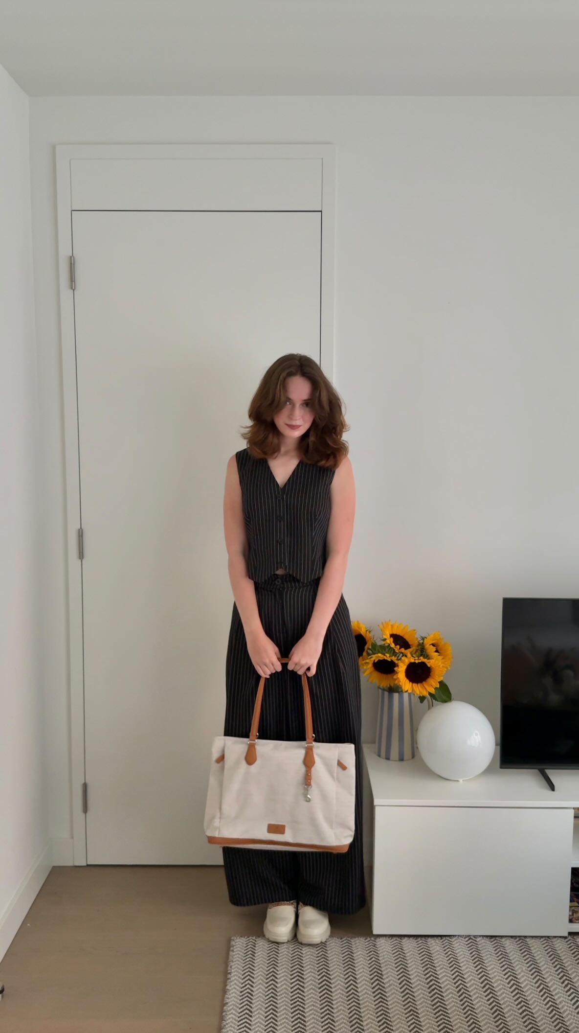 Instagram post by @annamxlv for Nordace. Caption reads: [...] wrong bag you’re trying to wear. 

Try....