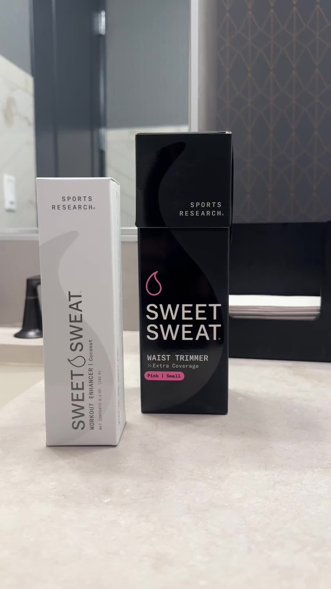 TikTok post by @tomirjalyn_ for Sweet Sweat. Caption reads: [...] Get Back in the Swing of Things 😅 w/ @Sweet....