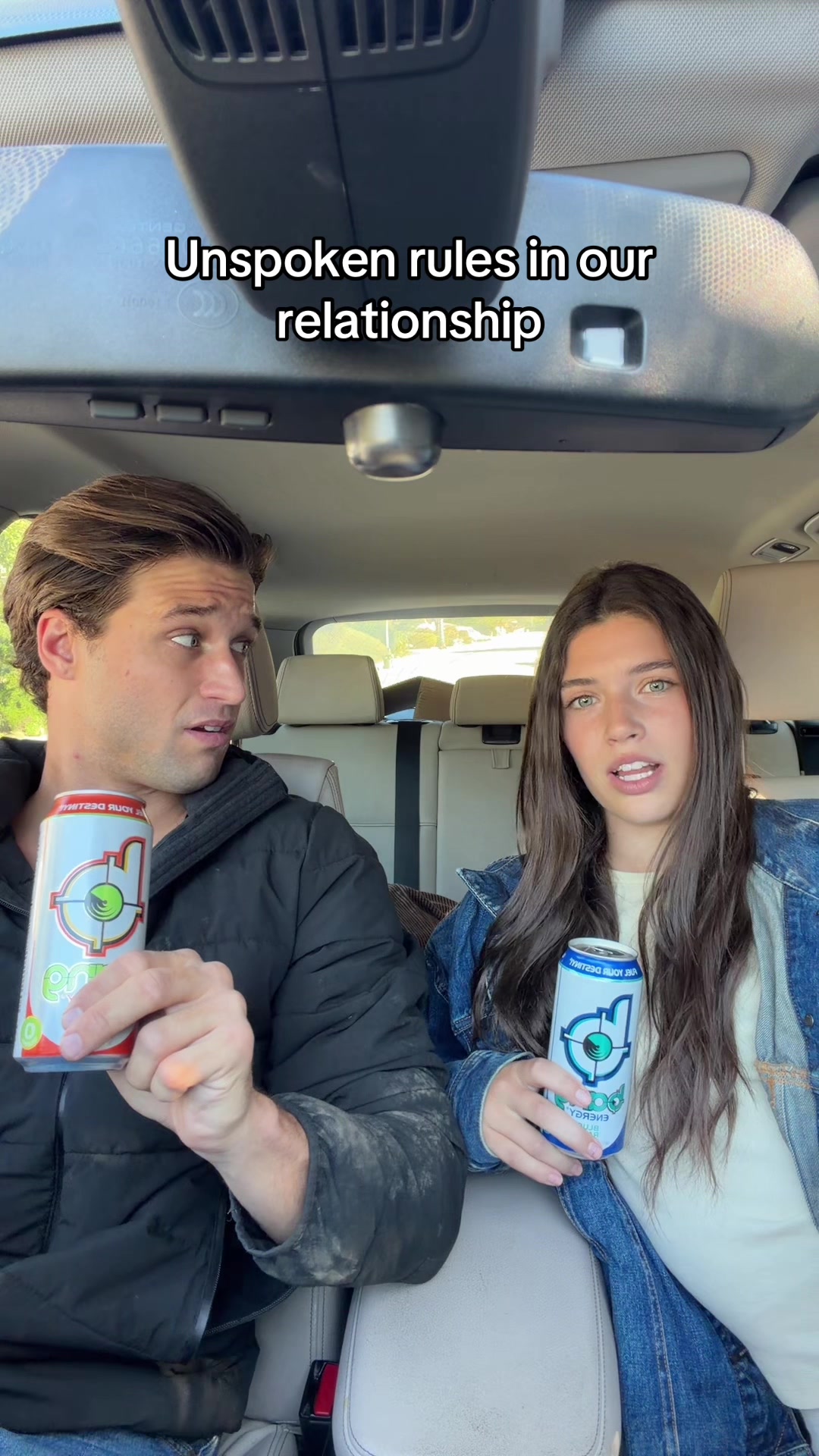 TikTok post by @christianvierling for Bang Energy. Caption reads: Bang at lunch is always the move👅 @Bang Energy....