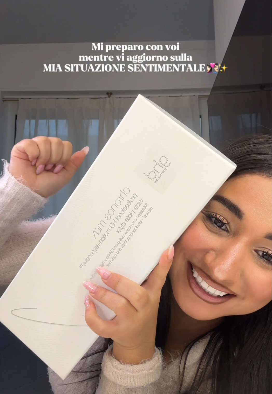 TikTok post by @yousra_chk for ghditalia. Caption reads: Parte 2? 💖 @ghditalia *suppliedby #grwm [...].