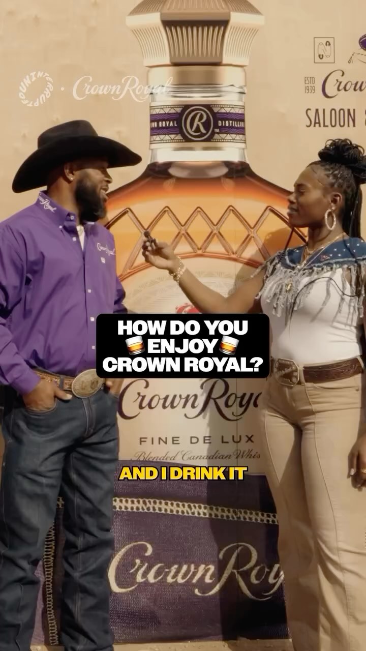 Instagram post by @jadayiakursh for Crown Royal. Caption reads: Some moments feel bigger than you, and this was....