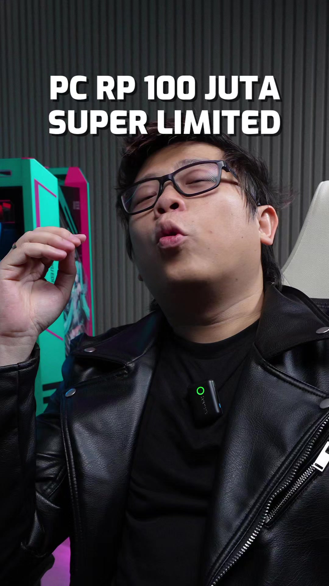 TikTok post by @okemudin for NVIDIA GeForce. Caption reads: [...] with NVIDIA G-Sync #GSync #RTXOn....