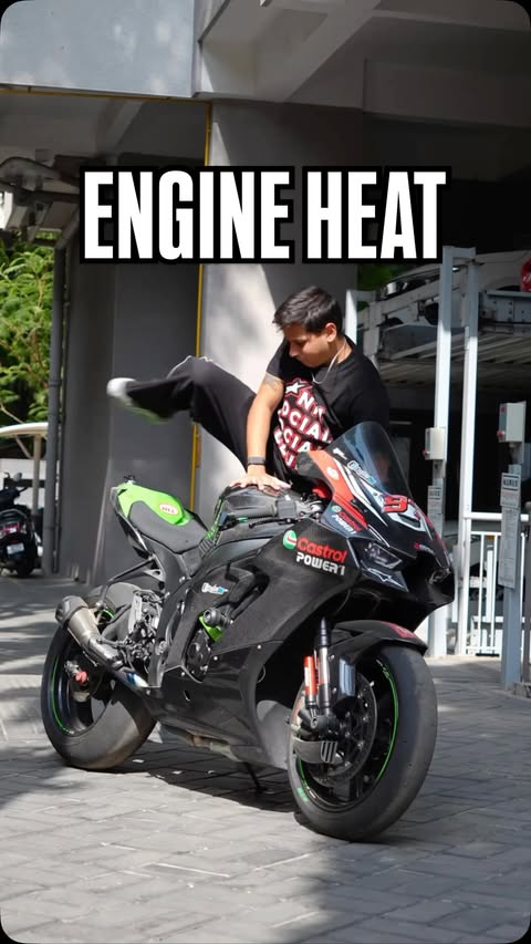 Instagram post by @atharva_093 for Castrol POWER1. Caption reads: [...] double damage. That’s why I use Castrol....