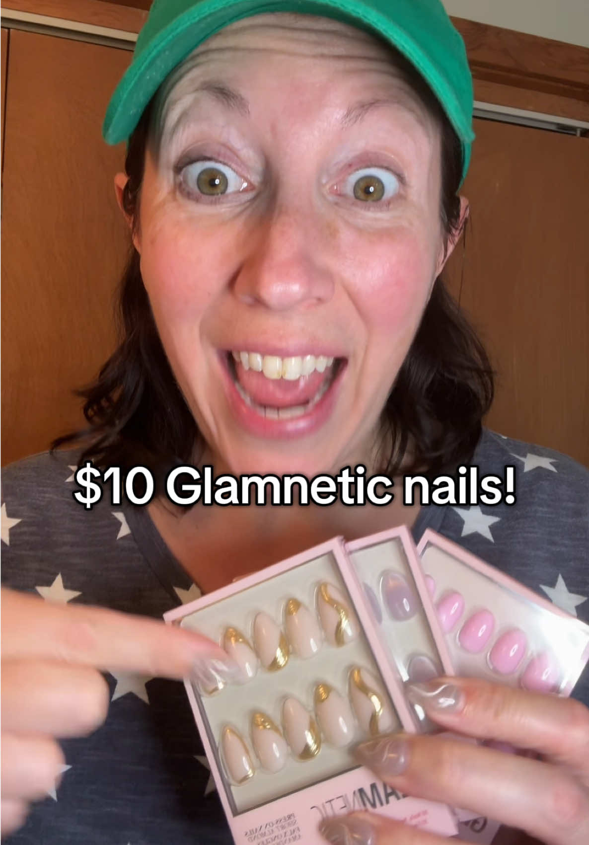 TikTok post by @sparklesteph77 for Glamnetic. Caption reads: [...] as of 7/29/25 and subject to change. ....