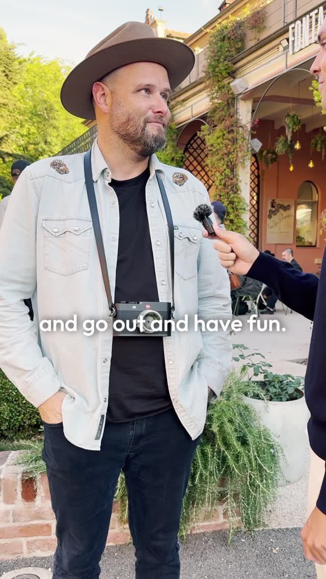 Instagram post by @daveherring for Leica Camera. Caption reads: Have you ever experienced a moment during a shoot....