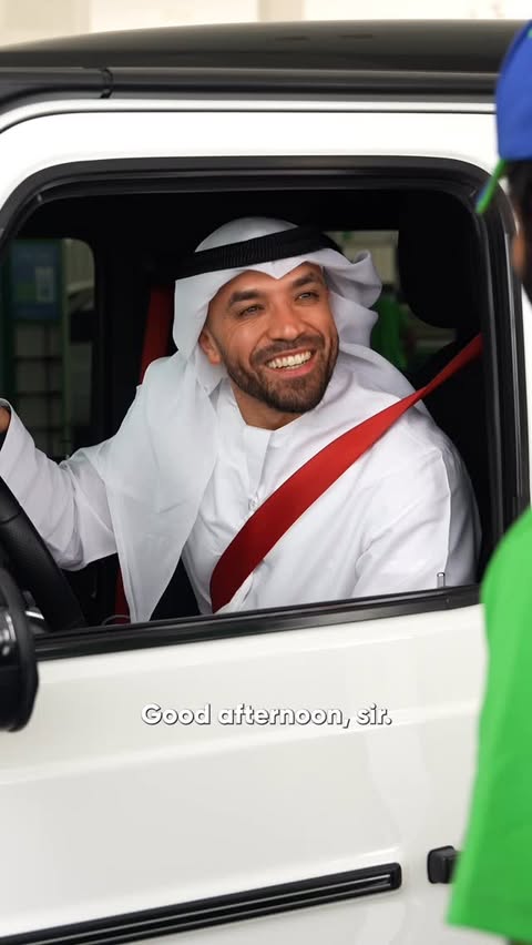 Instagram post by @khalidalameri for Emirates. Caption reads: [...] me to some amazing adventures with @emirates....