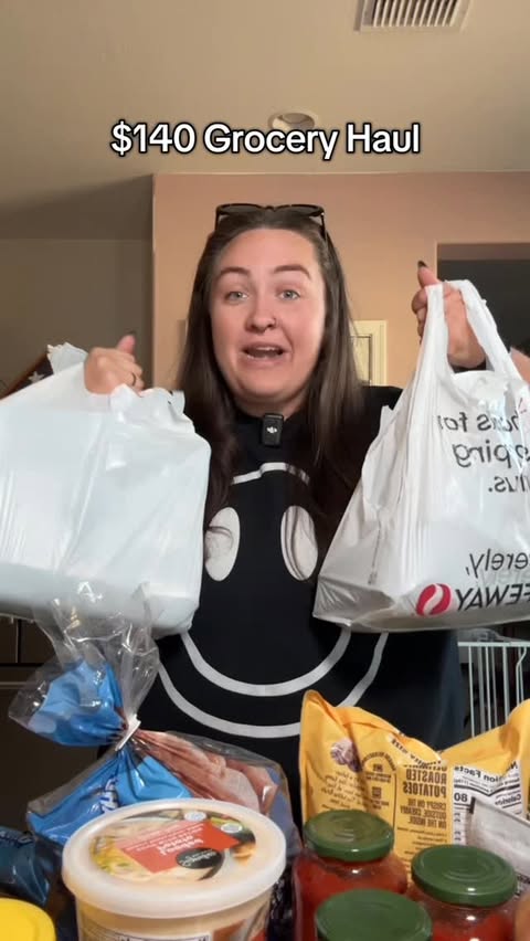 Instagram post by @_finallyallison for Safeway. Caption reads: Took advantage of some sales at @safeway and....