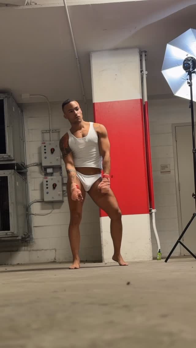 Instagram post by @jermayne_largent for Coyote Jocks. Caption reads: Punch the clock, it’s time to werq 🥊 @coyotejocks.