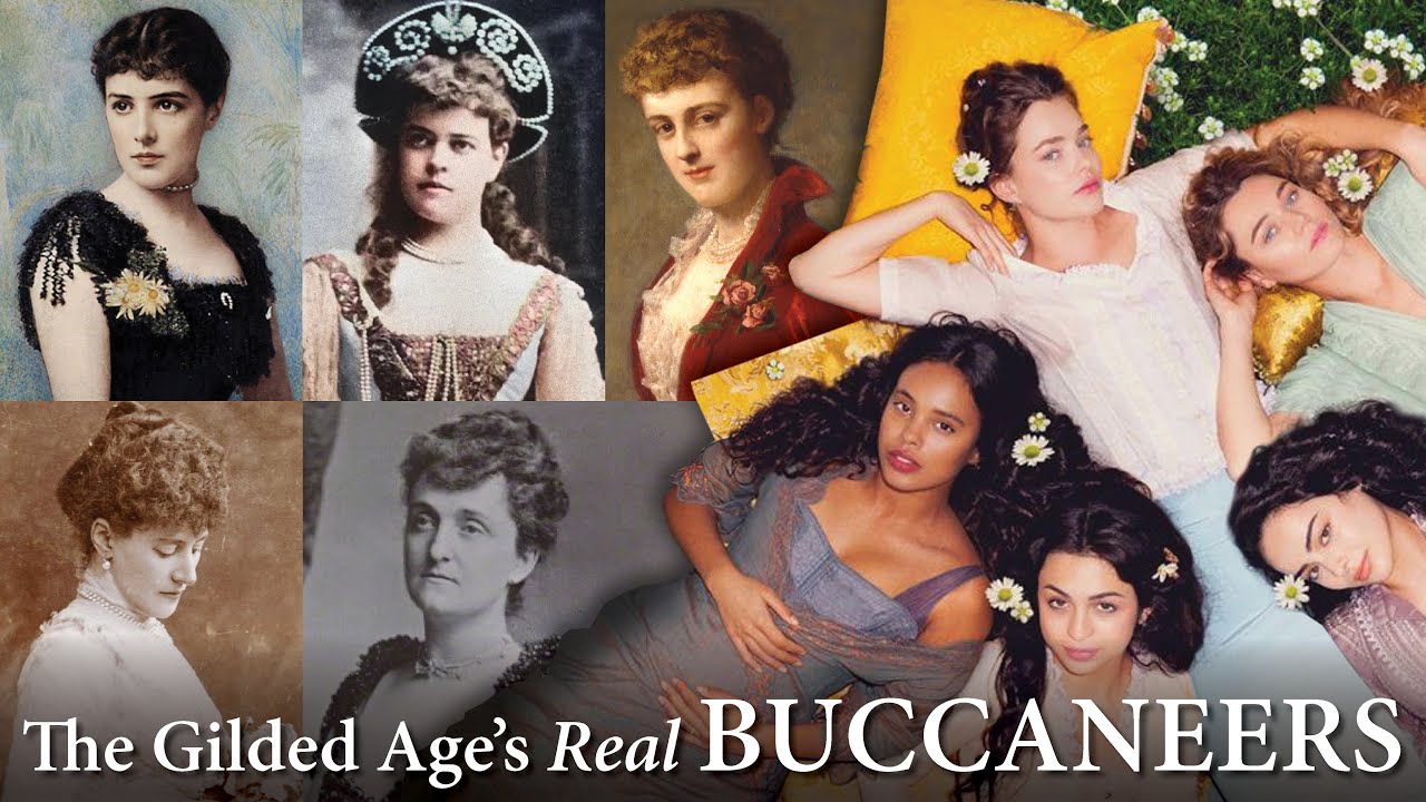 YouTube post by @LindsayHoliday for Foreo. Caption reads: The Real Buccaneers: American Dollar Princesses of....