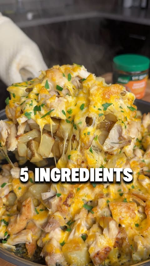 Instagram post by @rileysstupidrecipes for Knorr US. Caption reads: Only 5 ingredients, but maximum flavor thanks to....