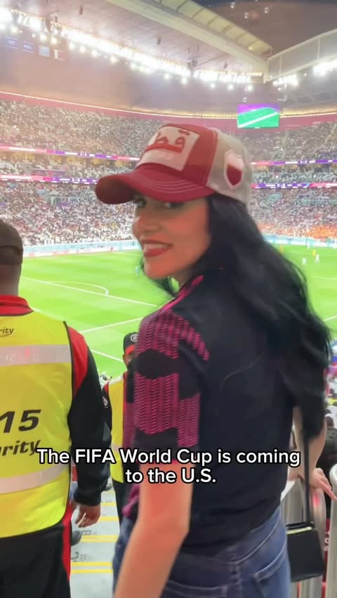 Instagram post by @soysamaraperez for SeatGeek. Caption reads: [...] FIFA World Cup comes to our backyard!....