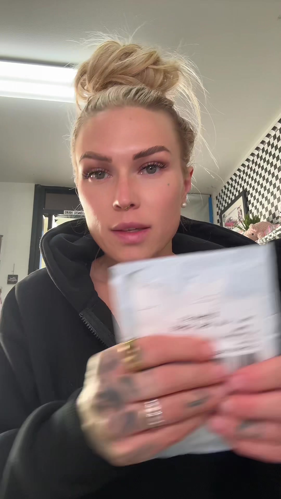 TikTok post by @georjah_erin for Ulanzi. Caption reads: New tripod from @Ulanzi Phone Accessories....