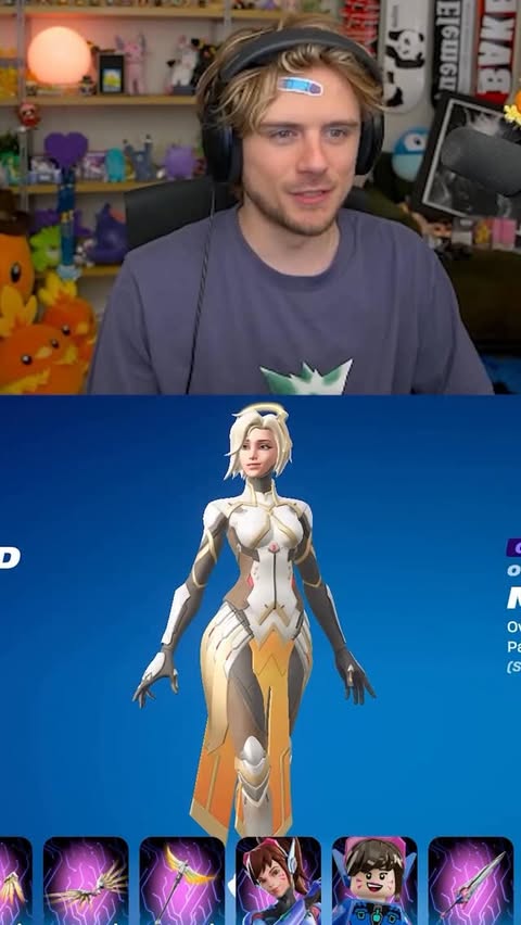 Instagram post by @warntv for Fortnite. Caption reads: [...] my two favourite games collabbed #fortnite....