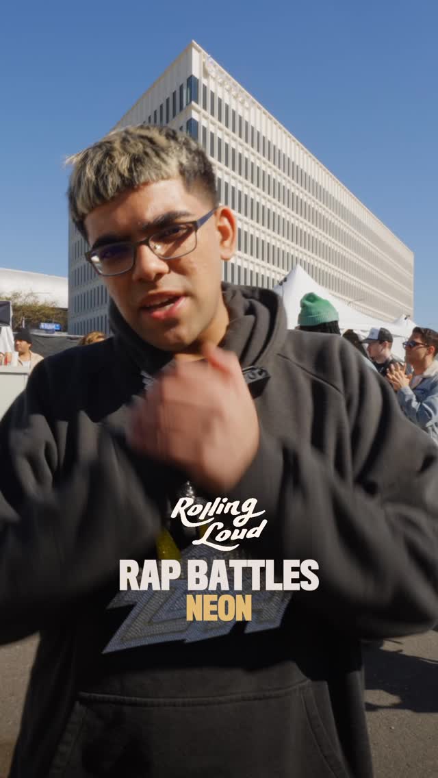 Instagram post by @rollingloud.cali for Gopuff. Caption reads: RAP BATTLES DELIVERED BY @GOPUFF 🔥.