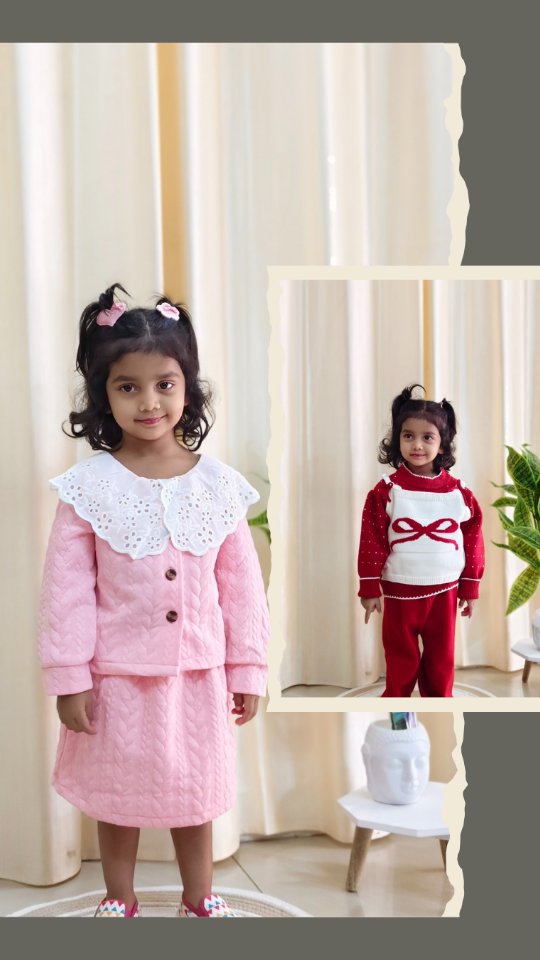 Instagram post by @saanvika.sree for Hopscotch. Caption reads: Outfits inspired by Winter drinks 
My fave winter....