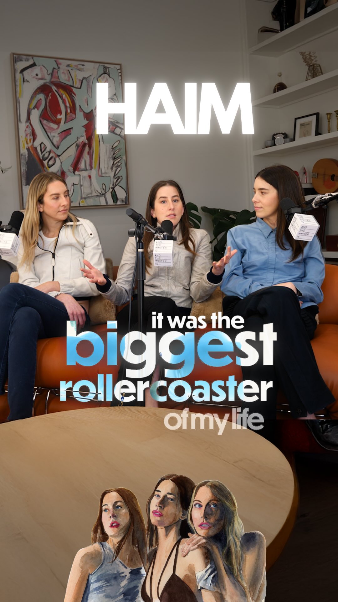 Instagram post by @andthewriteris for Splice. Caption reads: And the writer is… @haimtheband !

No one is quite....