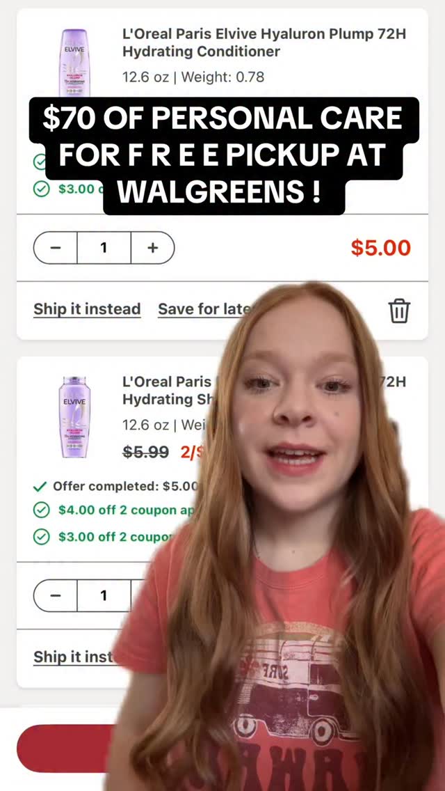 Instagram post by @savingswithsav for Ibotta. Caption reads: HOW I SCORED $70 WORTH OF PERSONAL CARE PRODUCTS....