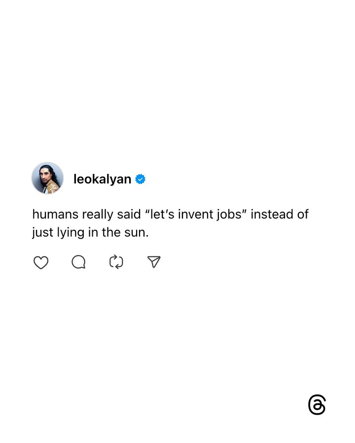 Instagram post by @threads for Instagram for Business. Caption reads: let’s circle back after these threads.